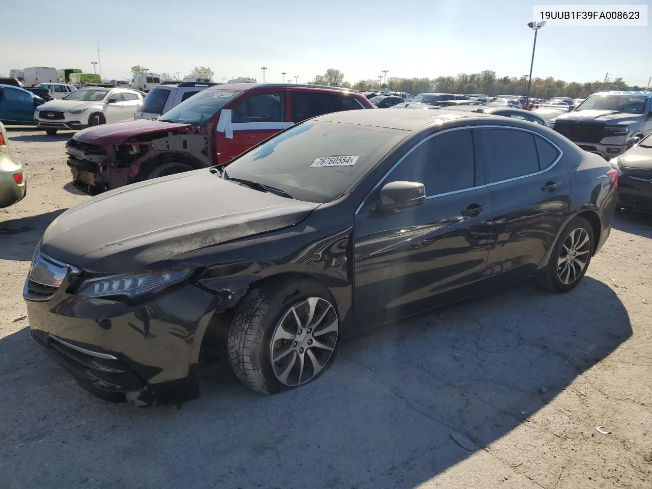 2015 Acura Tlx VIN: 19UUB1F39FA008623 Lot: 76760554