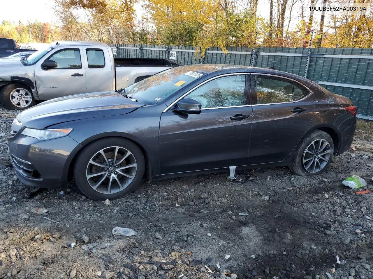 2015 Acura Tlx Tech VIN: 19UUB3F52FA003194 Lot: 76986424