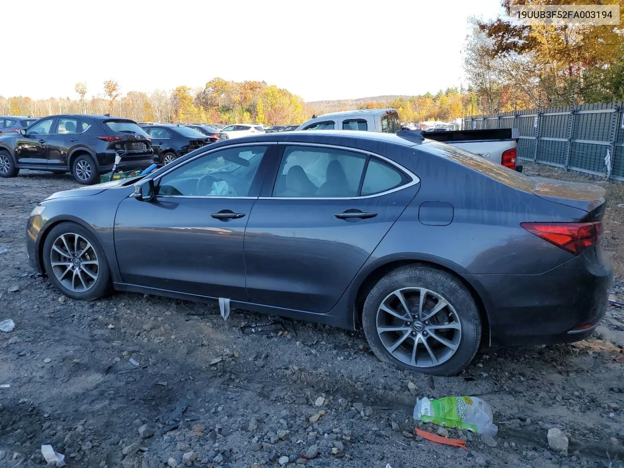 2015 Acura Tlx Tech VIN: 19UUB3F52FA003194 Lot: 76986424