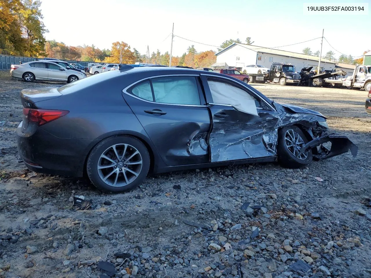 2015 Acura Tlx Tech VIN: 19UUB3F52FA003194 Lot: 76986424