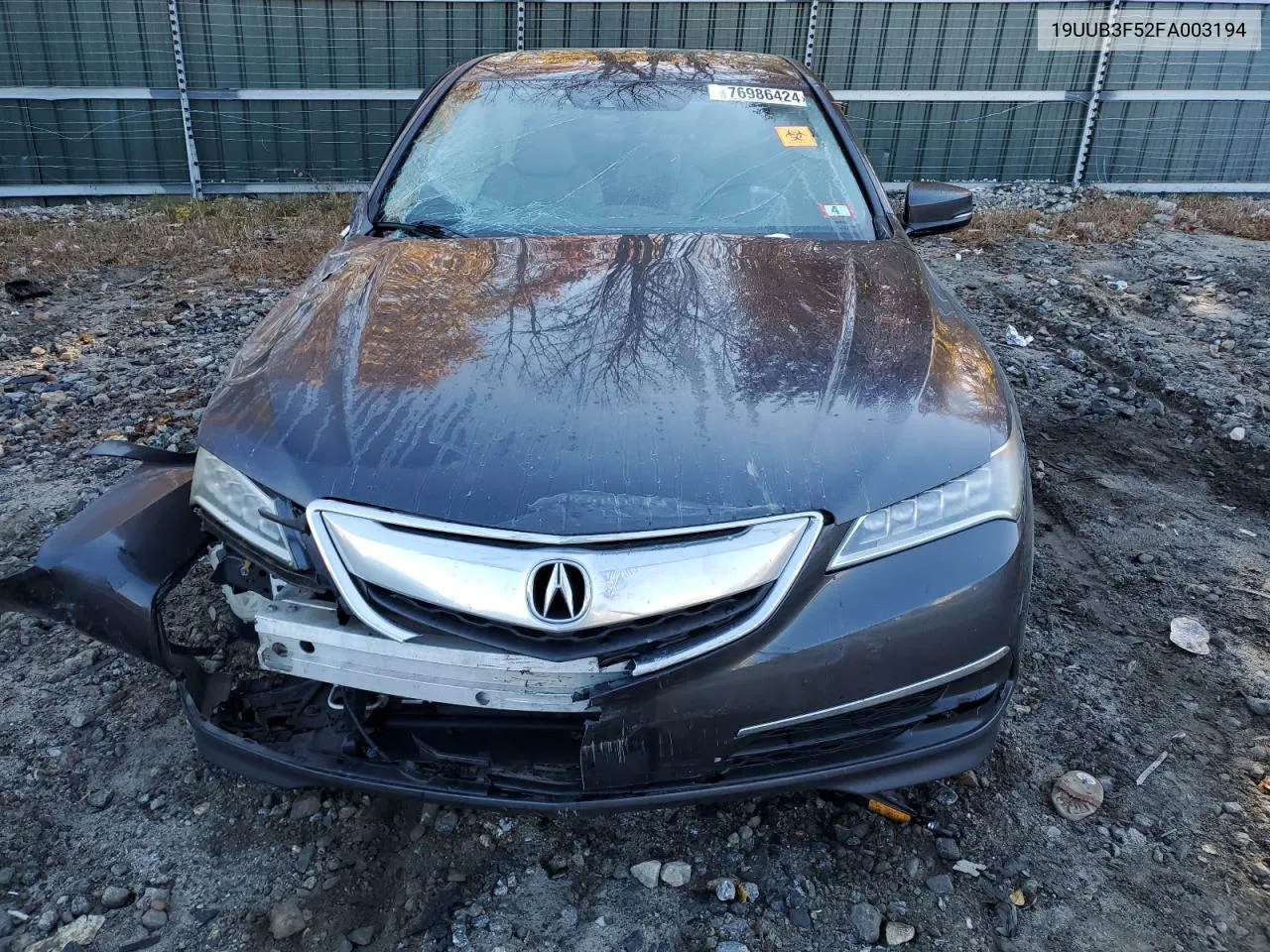 2015 Acura Tlx Tech VIN: 19UUB3F52FA003194 Lot: 76986424