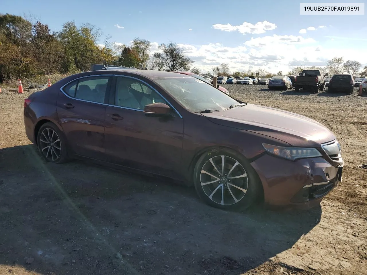 2015 Acura Tlx Advance VIN: 19UUB2F70FA019891 Lot: 78339874