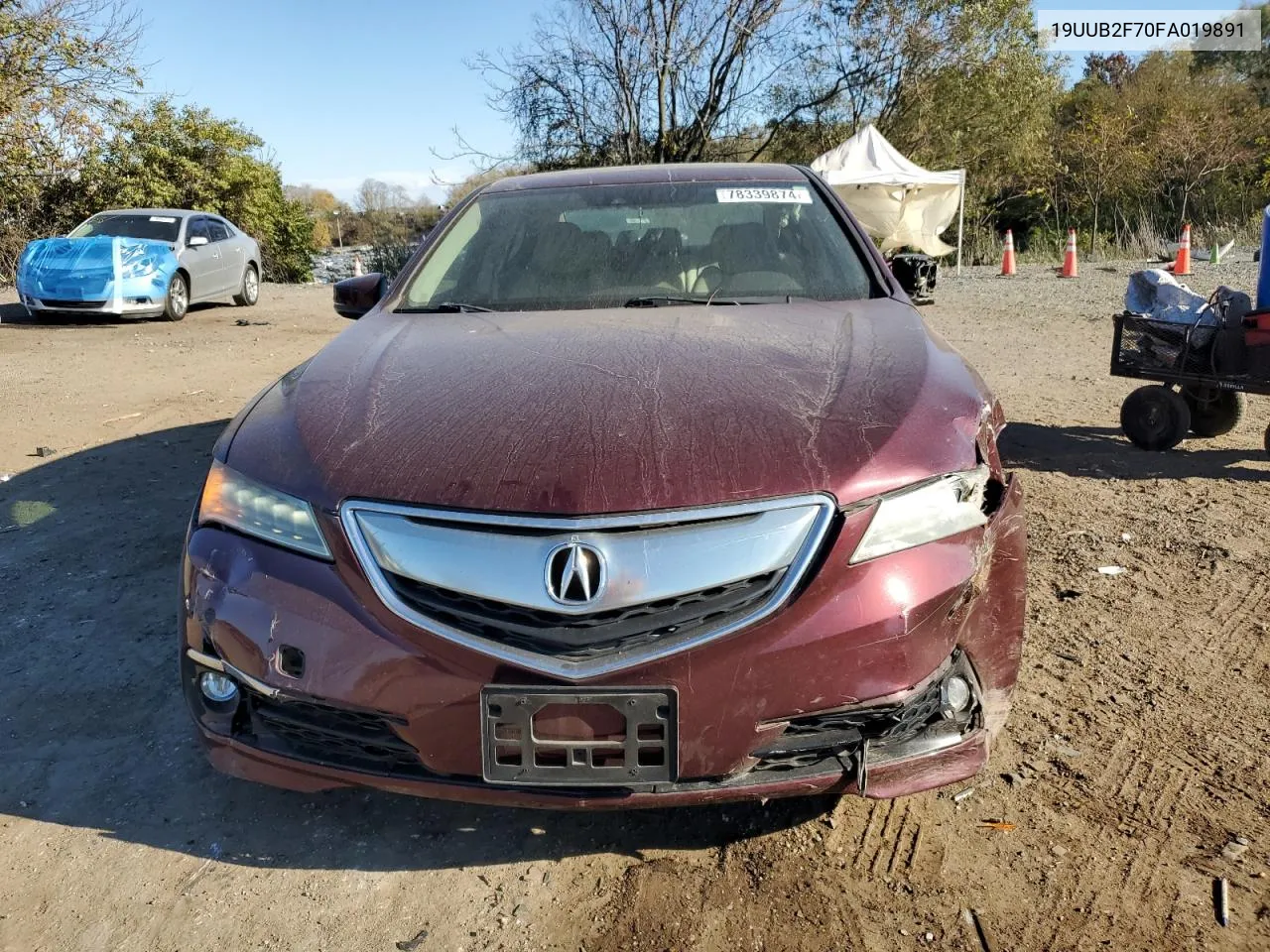 2015 Acura Tlx Advance VIN: 19UUB2F70FA019891 Lot: 78339874