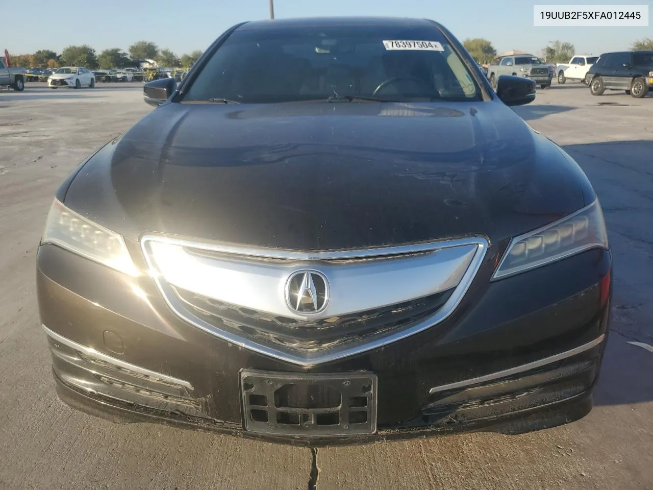 2015 Acura Tlx Tech VIN: 19UUB2F5XFA012445 Lot: 78397504