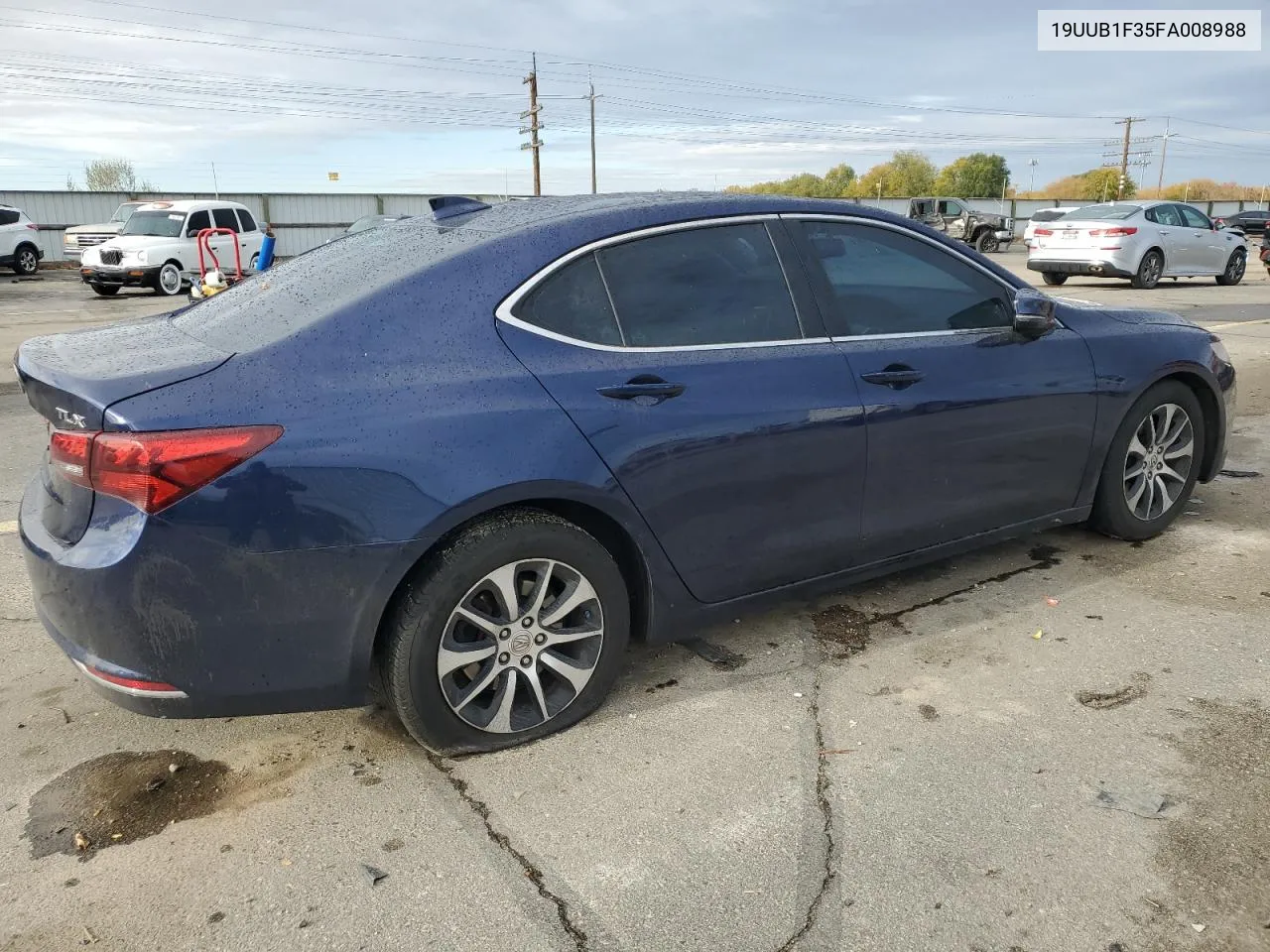 2015 Acura Tlx VIN: 19UUB1F35FA008988 Lot: 78600314