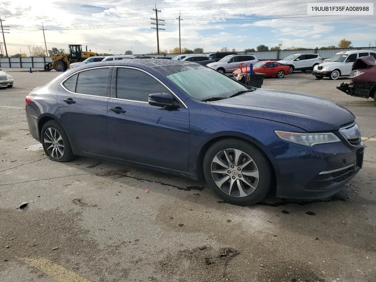 2015 Acura Tlx VIN: 19UUB1F35FA008988 Lot: 78600314