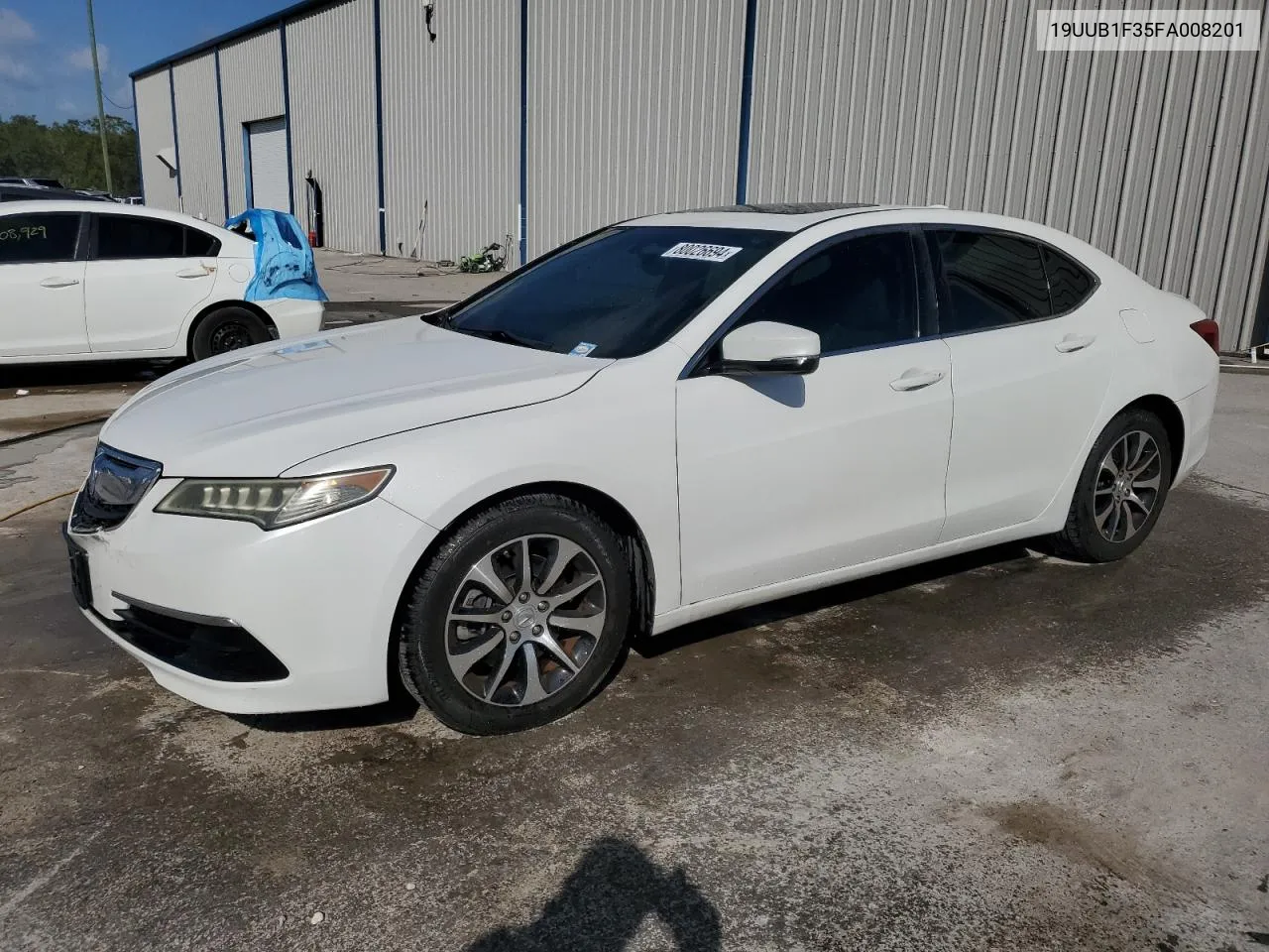 2015 Acura Tlx VIN: 19UUB1F35FA008201 Lot: 80026694