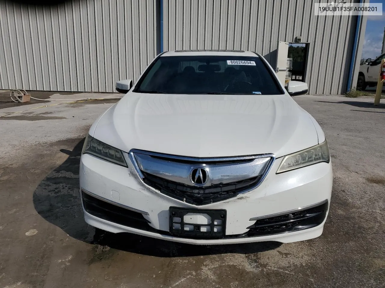 2015 Acura Tlx VIN: 19UUB1F35FA008201 Lot: 80026694