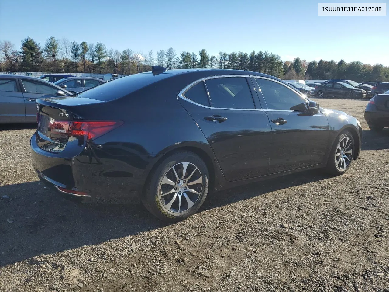 2015 Acura Tlx VIN: 19UUB1F31FA012388 Lot: 80389964