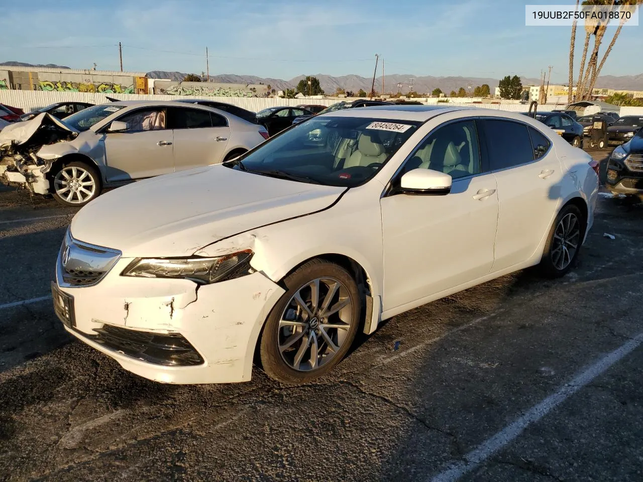 2015 Acura Tlx Tech VIN: 19UUB2F50FA018870 Lot: 80450264