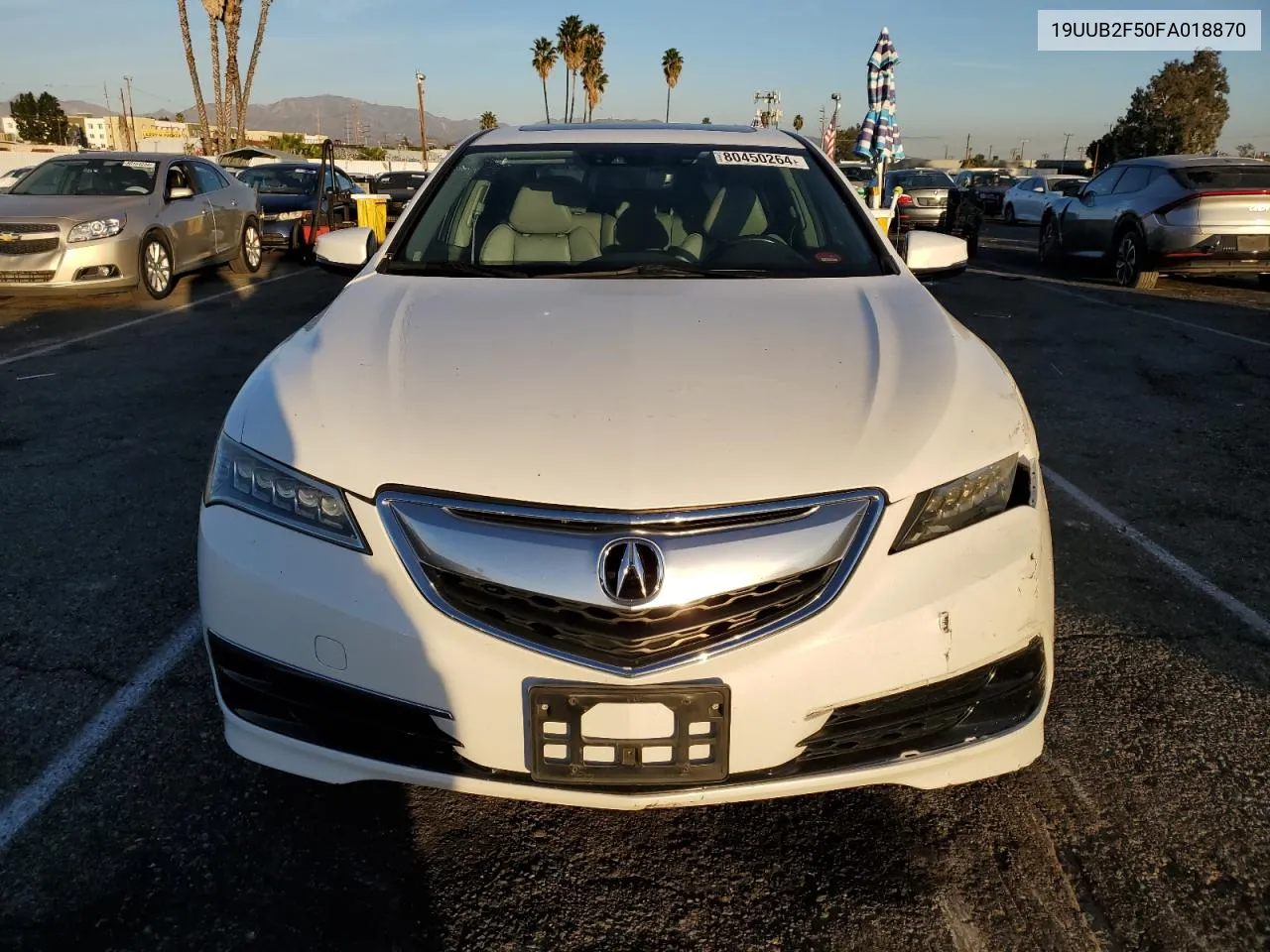 2015 Acura Tlx Tech VIN: 19UUB2F50FA018870 Lot: 80450264