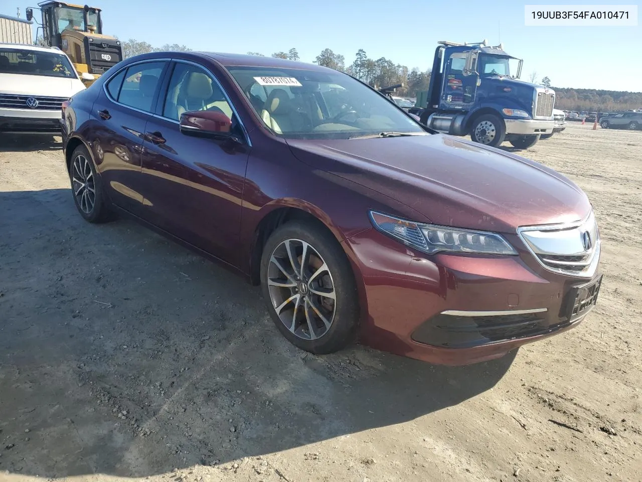 2015 Acura Tlx Tech VIN: 19UUB3F54FA010471 Lot: 80787074