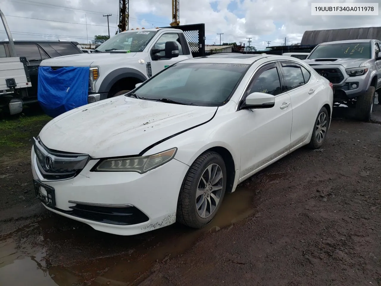 2016 Acura Tlx VIN: 19UUB1F34GA011978 Lot: 50348394