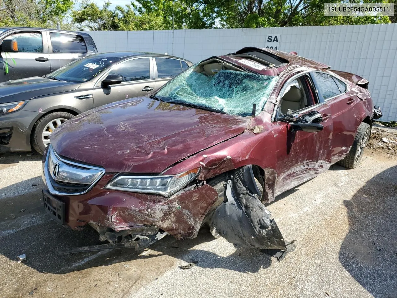 19UUB2F54GA005511 2016 Acura Tlx Tech