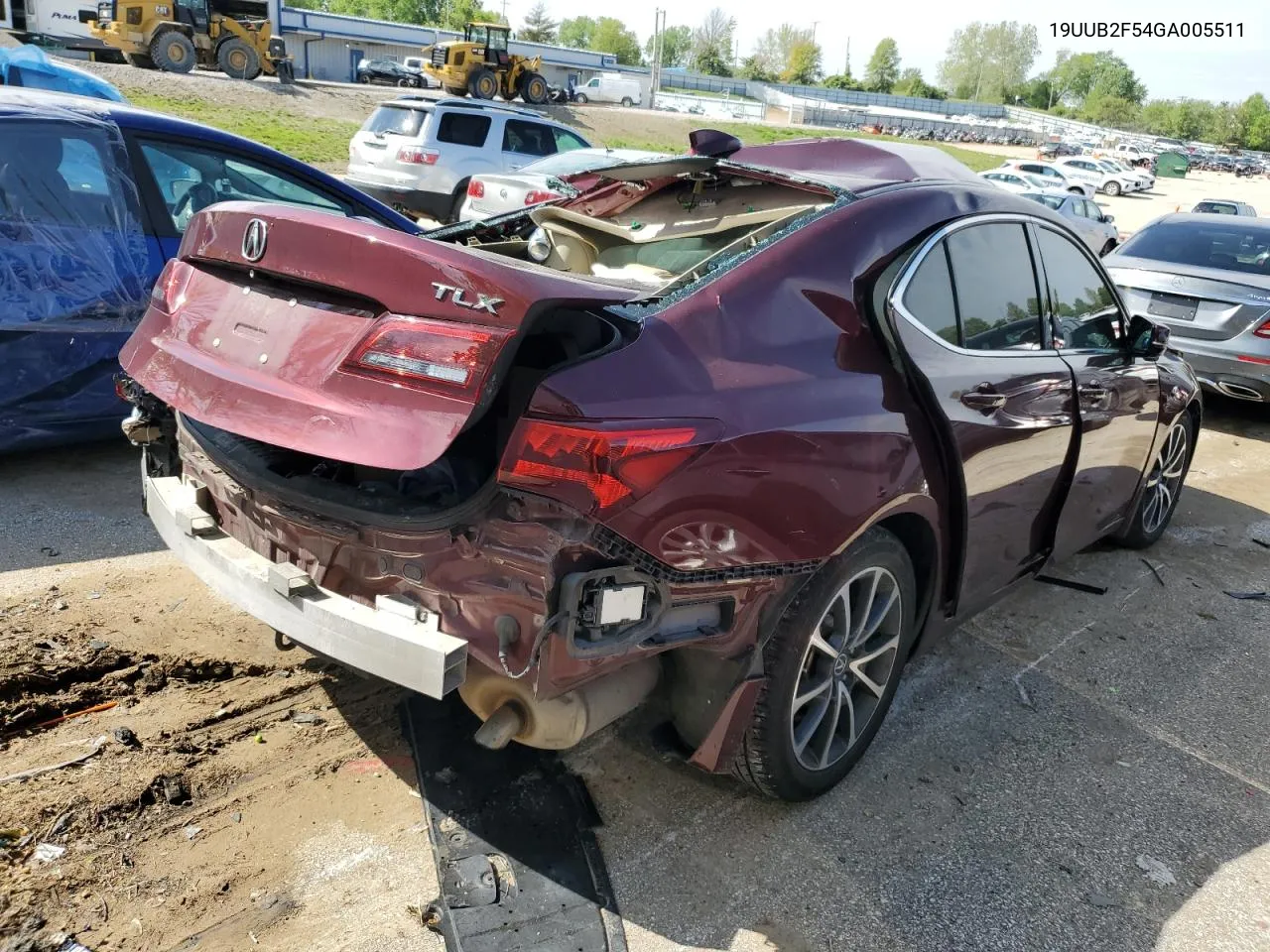 19UUB2F54GA005511 2016 Acura Tlx Tech