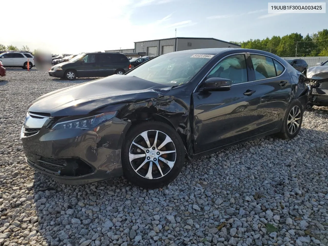 2016 Acura Tlx VIN: 19UUB1F30GA003425 Lot: 54437594