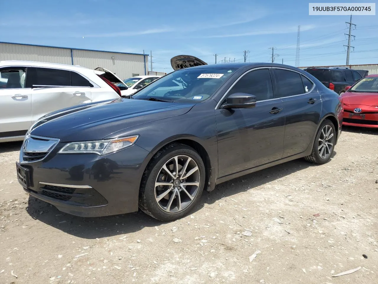 2016 Acura Tlx Tech VIN: 19UUB3F57GA000745 Lot: 57579224