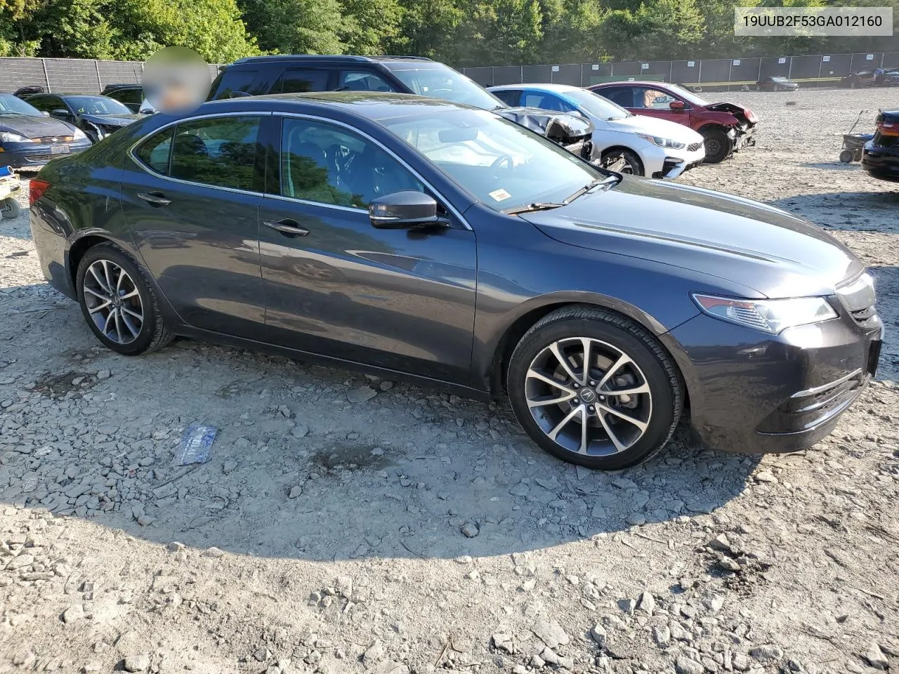 2016 Acura Tlx Tech VIN: 19UUB2F53GA012160 Lot: 62898534