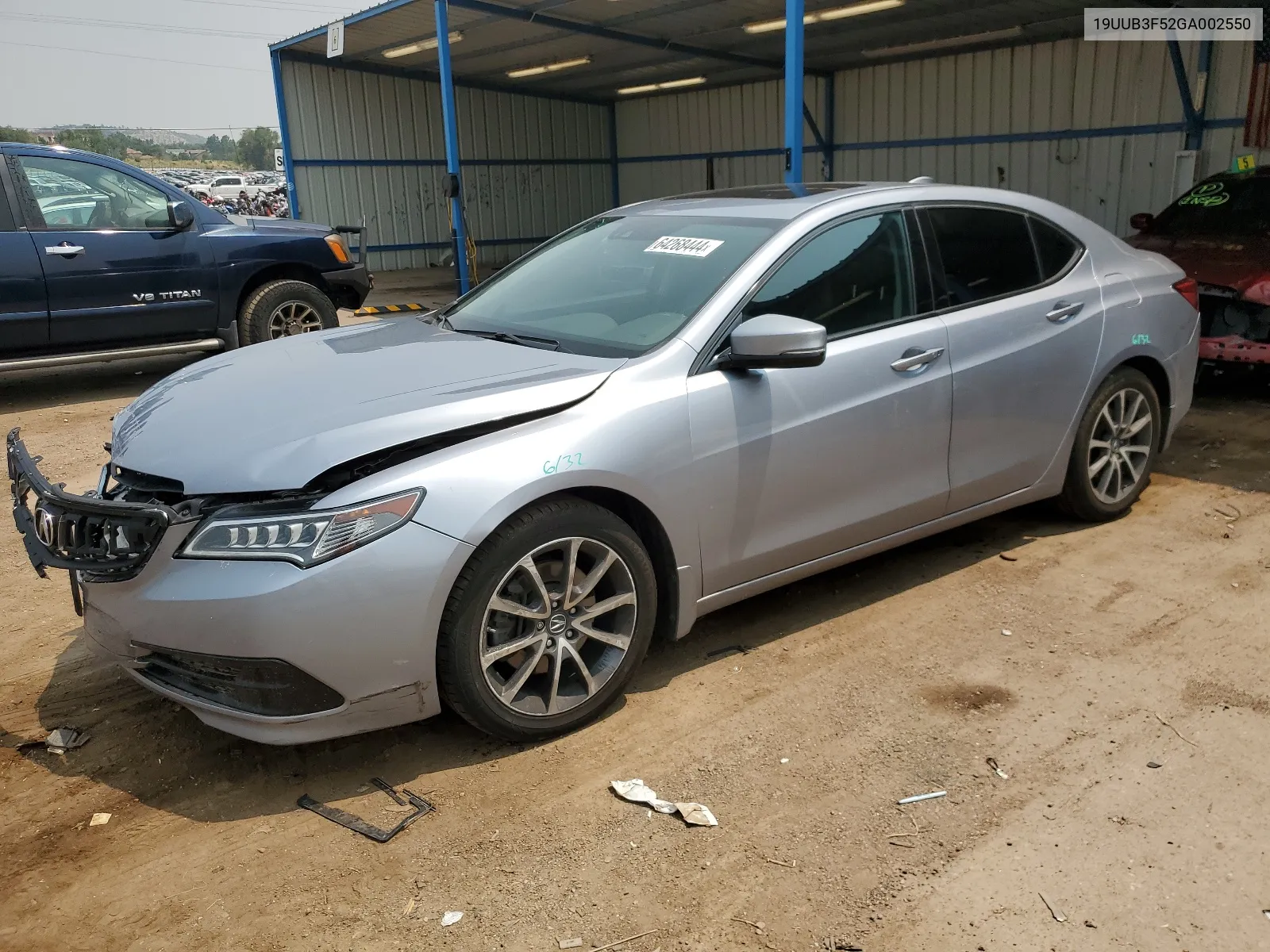 19UUB3F52GA002550 2016 Acura Tlx Tech