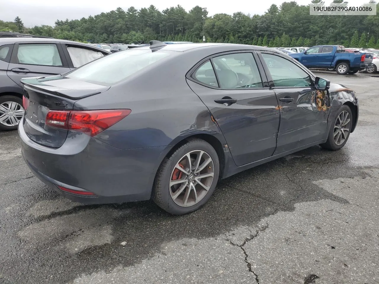 19UUB2F39GA010086 2016 Acura Tlx