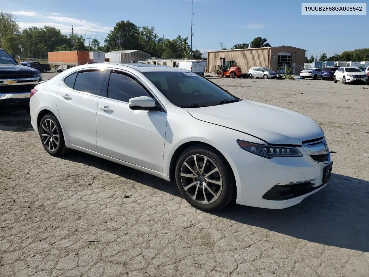 19UUB2F58GA008542 2016 Acura Tlx Tech