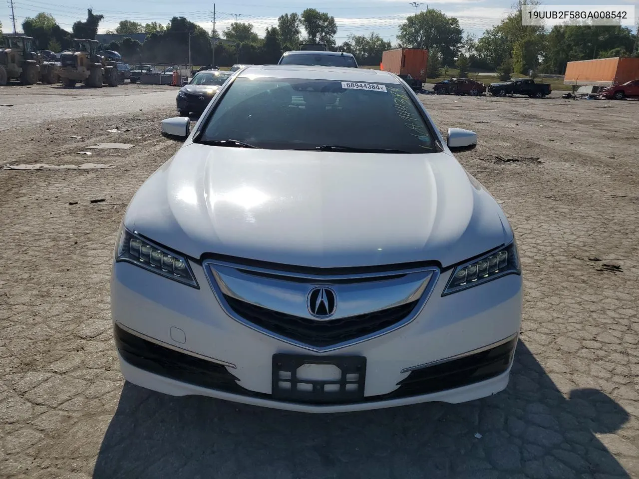 19UUB2F58GA008542 2016 Acura Tlx Tech