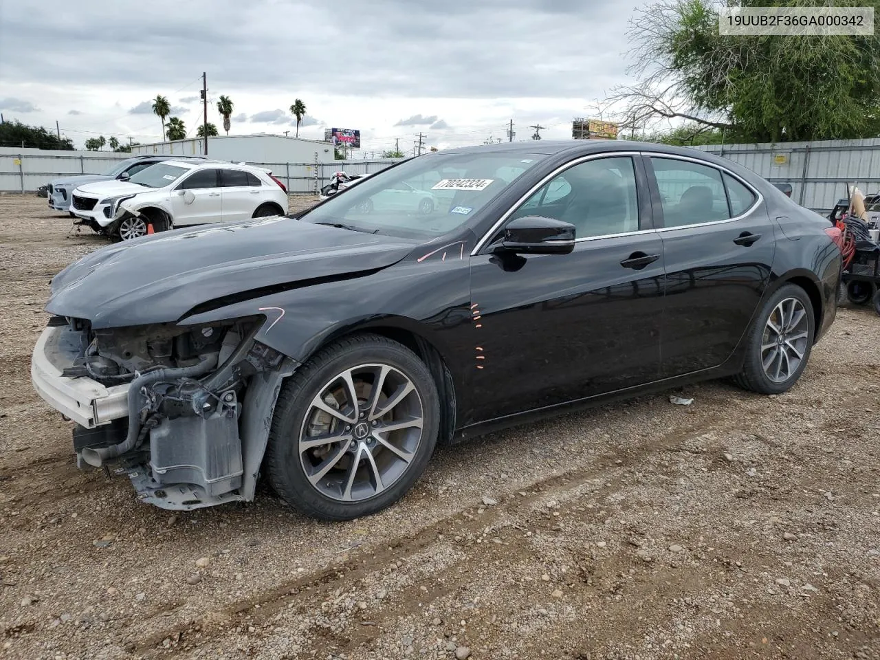 2016 Acura Tlx VIN: 19UUB2F36GA000342 Lot: 70242324