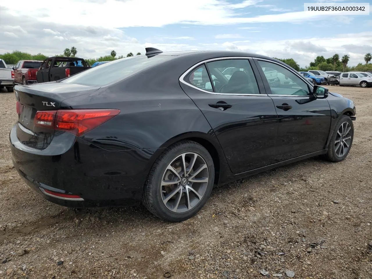 2016 Acura Tlx VIN: 19UUB2F36GA000342 Lot: 70242324