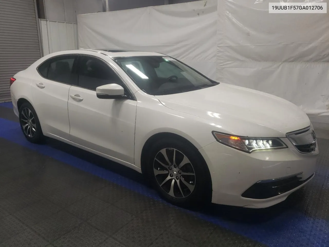 2016 Acura Tlx Tech VIN: 19UUB1F57GA012706 Lot: 70260004