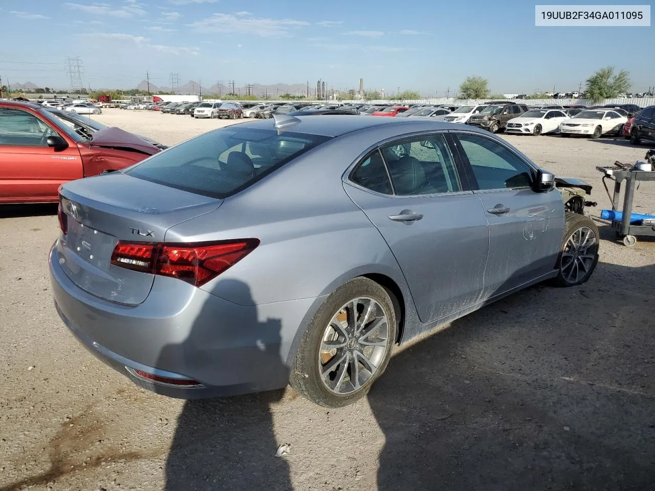 2016 Acura Tlx VIN: 19UUB2F34GA011095 Lot: 70753744