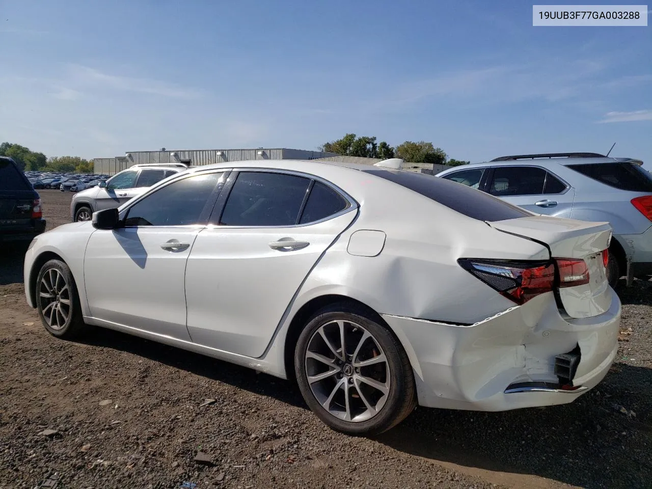 2016 Acura Tlx Advance VIN: 19UUB3F77GA003288 Lot: 70760644