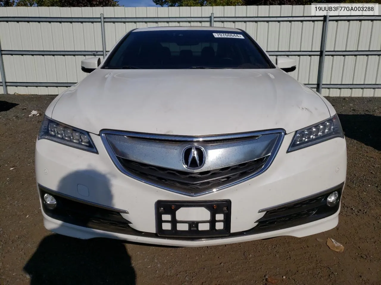 2016 Acura Tlx Advance VIN: 19UUB3F77GA003288 Lot: 70760644