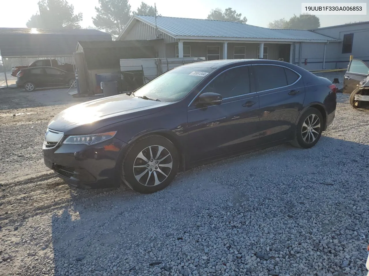 2016 Acura Tlx VIN: 19UUB1F33GA006853 Lot: 70991044