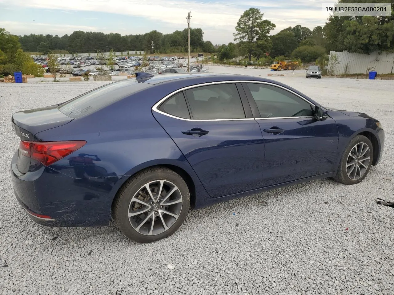 2016 Acura Tlx Tech VIN: 19UUB2F53GA000204 Lot: 70991714