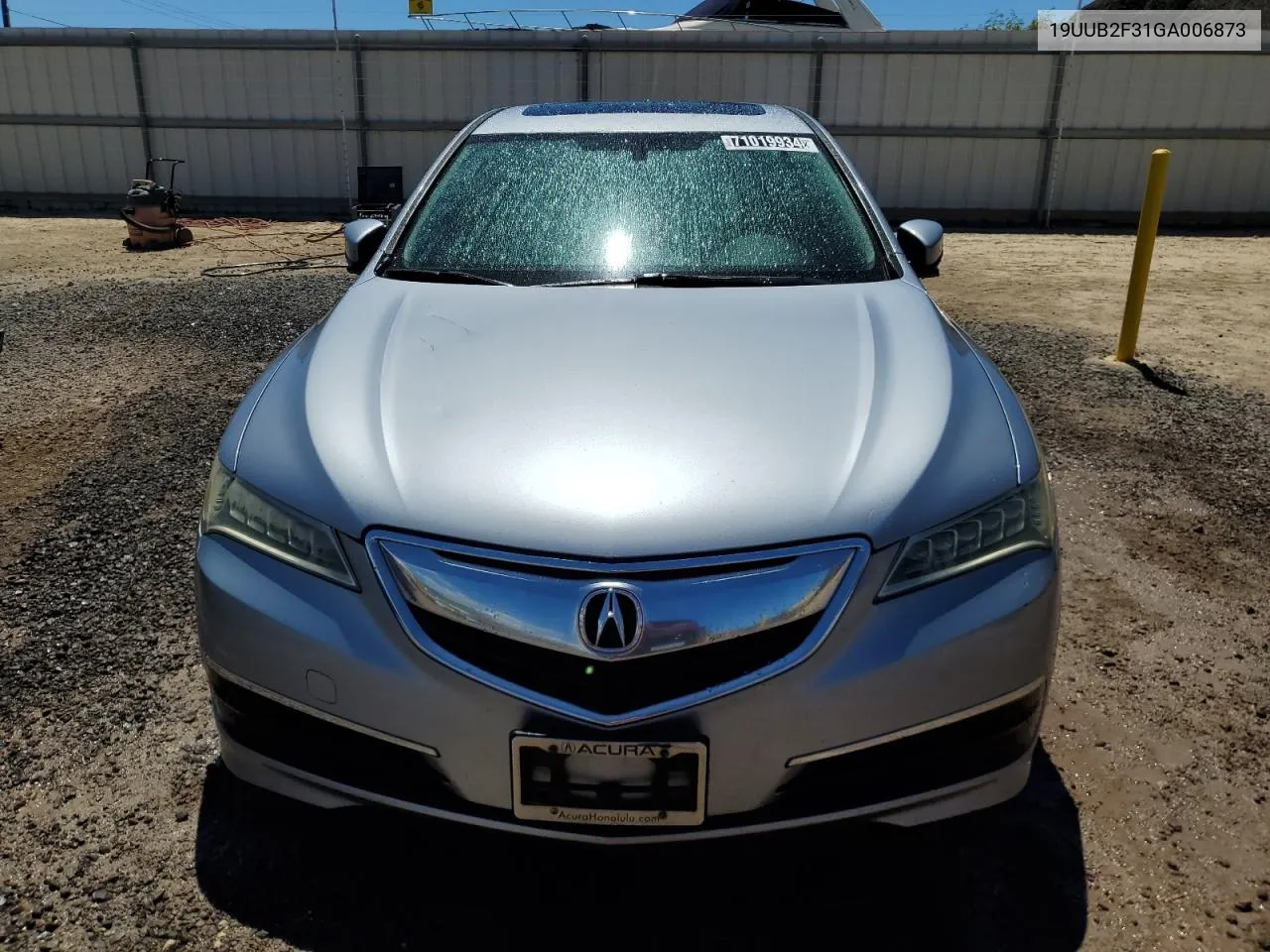 2016 Acura Tlx VIN: 19UUB2F31GA006873 Lot: 71019934