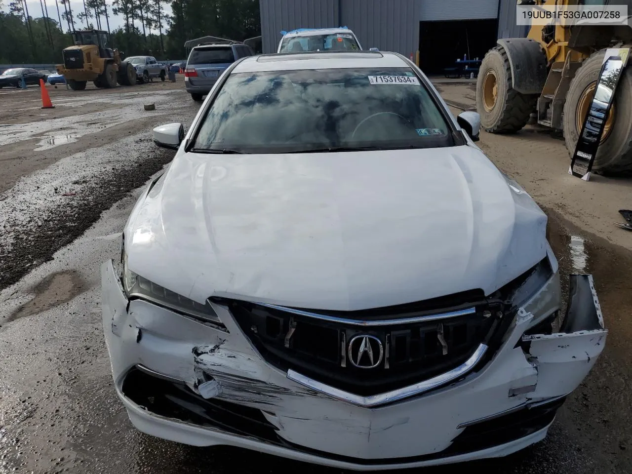 19UUB1F53GA007258 2016 Acura Tlx Tech