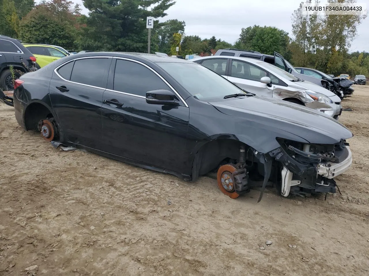 2016 Acura Tlx VIN: 19UUB1F34GA004433 Lot: 72343984