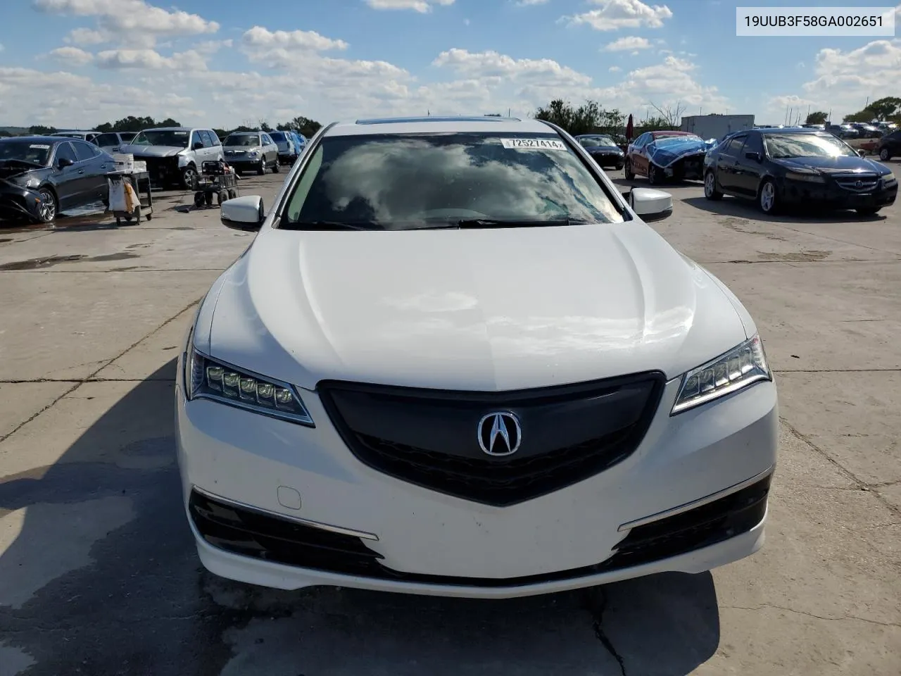 2016 Acura Tlx Tech VIN: 19UUB3F58GA002651 Lot: 72527414