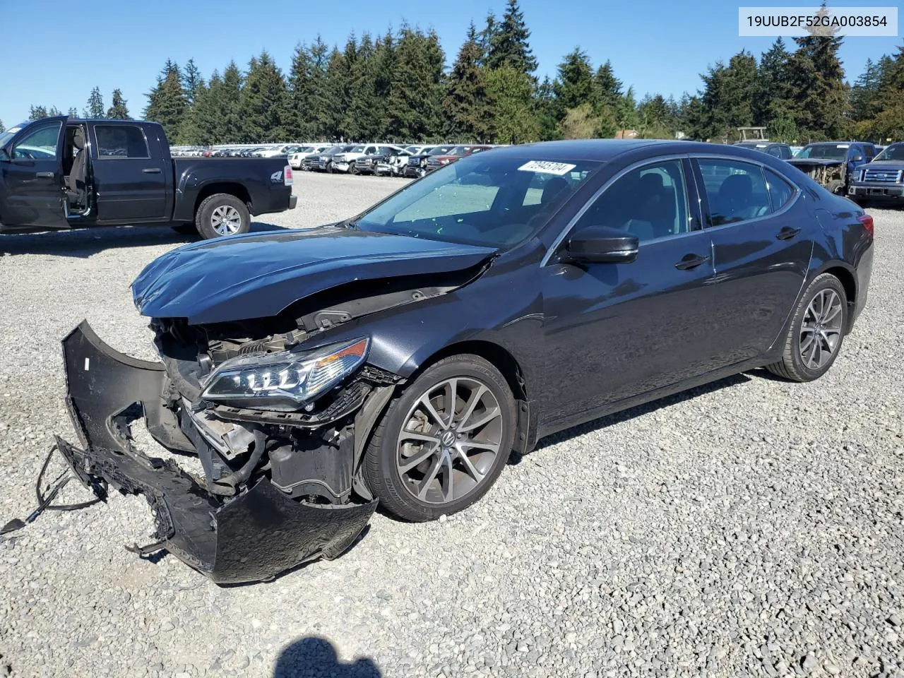 2016 Acura Tlx Tech VIN: 19UUB2F52GA003854 Lot: 72945704