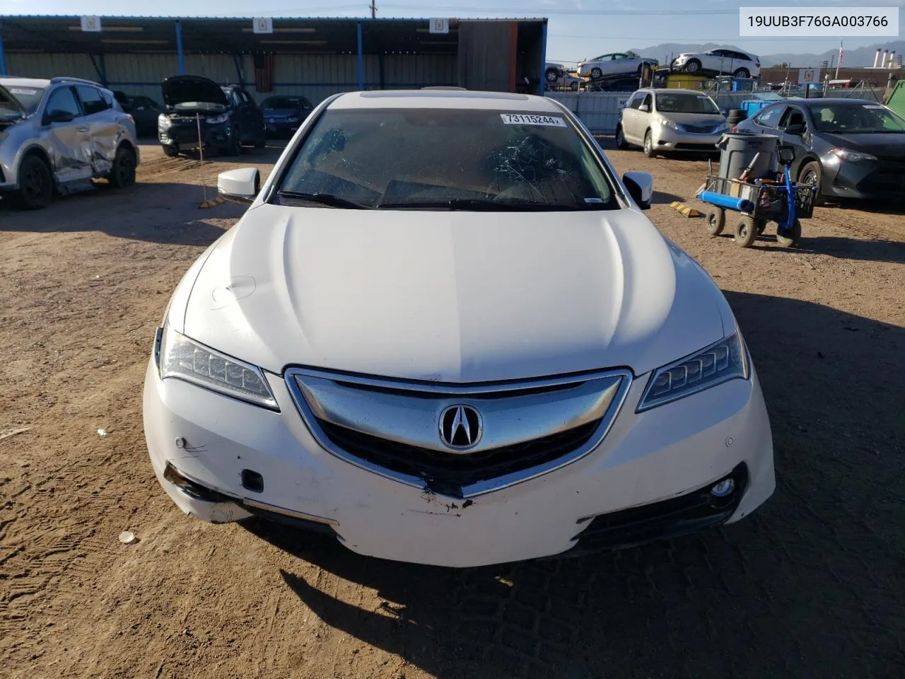 2016 Acura Tlx Advance VIN: 19UUB3F76GA003766 Lot: 73115244