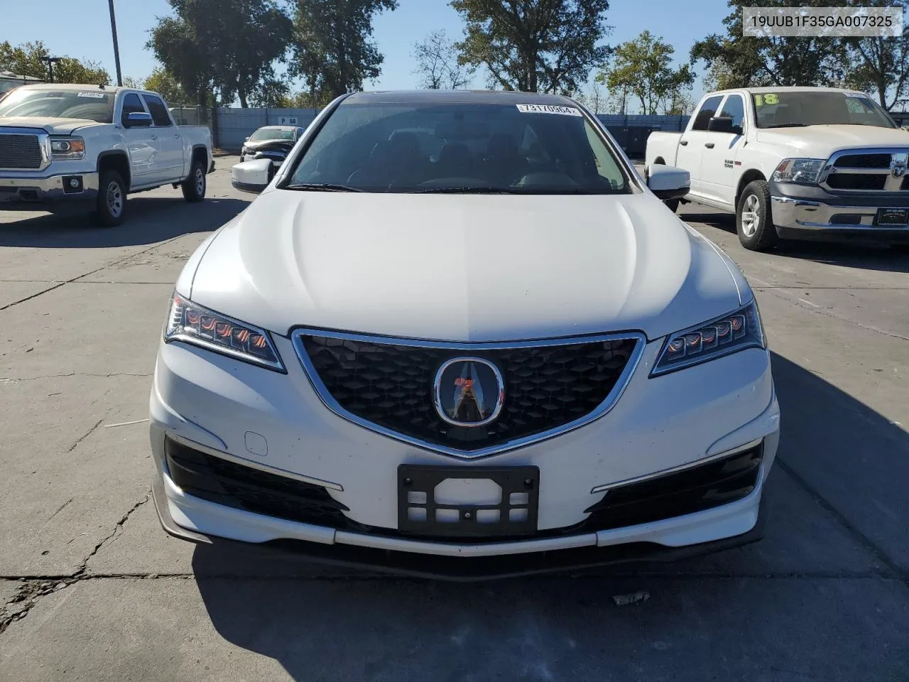 2016 Acura Tlx VIN: 19UUB1F35GA007325 Lot: 73170964