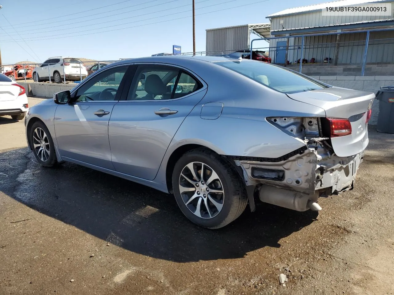 2016 Acura Tlx VIN: 19UUB1F39GA000913 Lot: 73800844