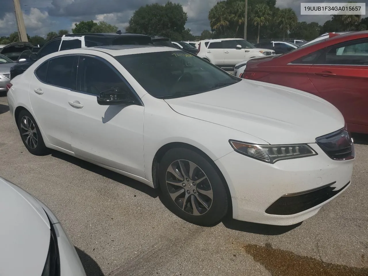 2016 Acura Tlx VIN: 19UUB1F34GA015657 Lot: 74131184