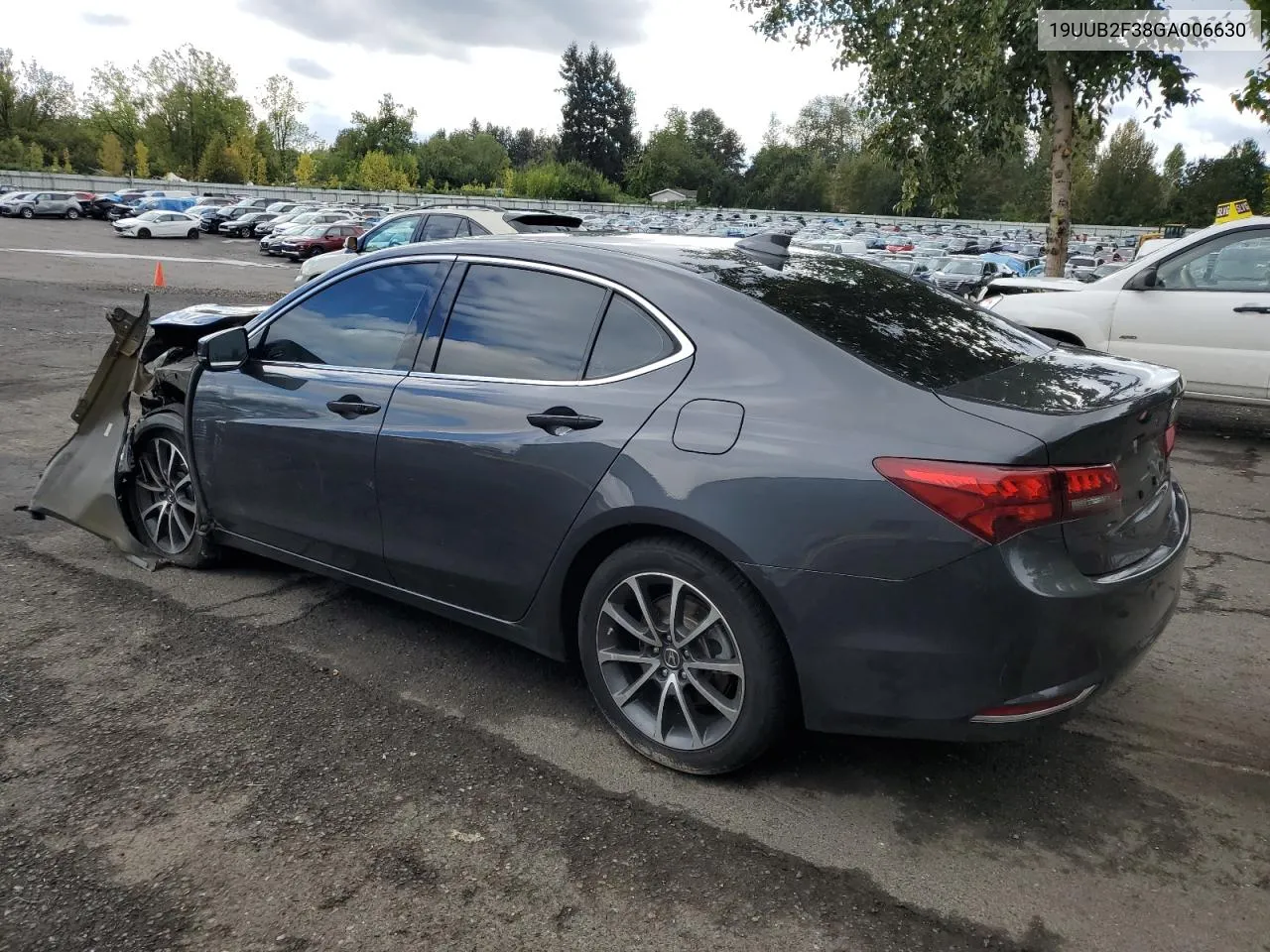 2016 Acura Tlx VIN: 19UUB2F38GA006630 Lot: 74152494