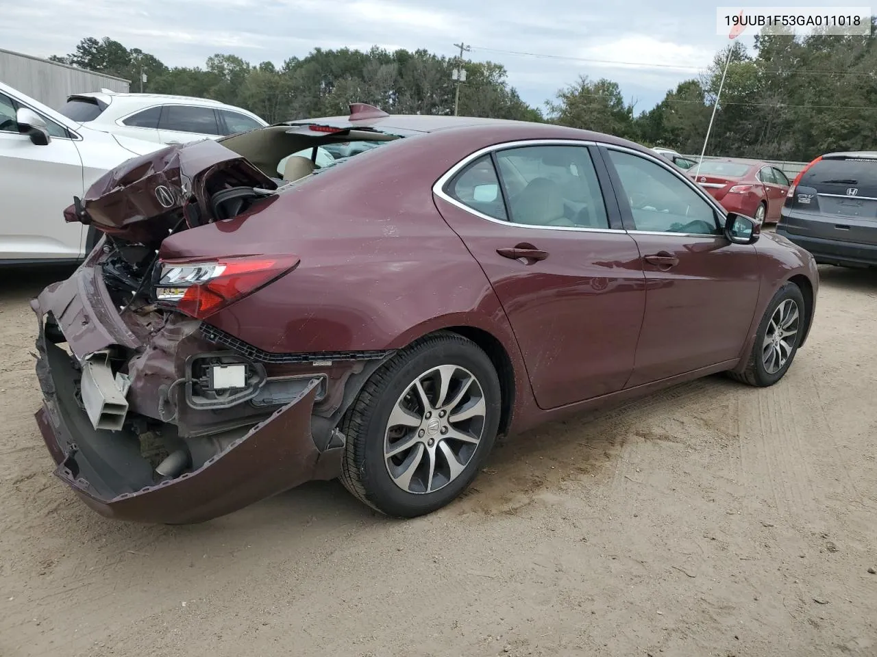 2016 Acura Tlx Tech VIN: 19UUB1F53GA011018 Lot: 74470654