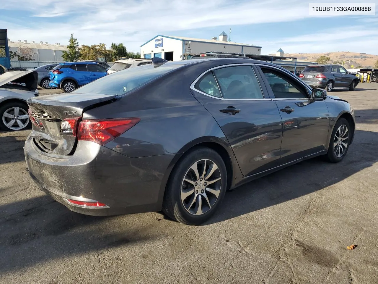 2016 Acura Tlx VIN: 19UUB1F33GA000888 Lot: 75137614