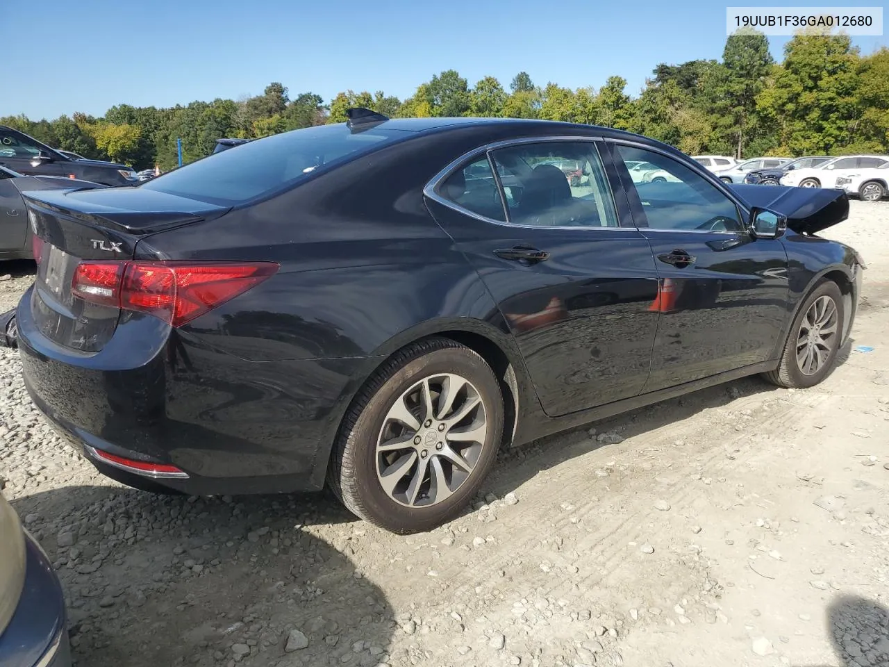 2016 Acura Tlx VIN: 19UUB1F36GA012680 Lot: 75428734