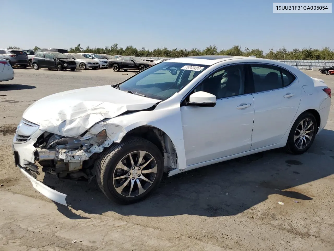 19UUB1F31GA005054 2016 Acura Tlx