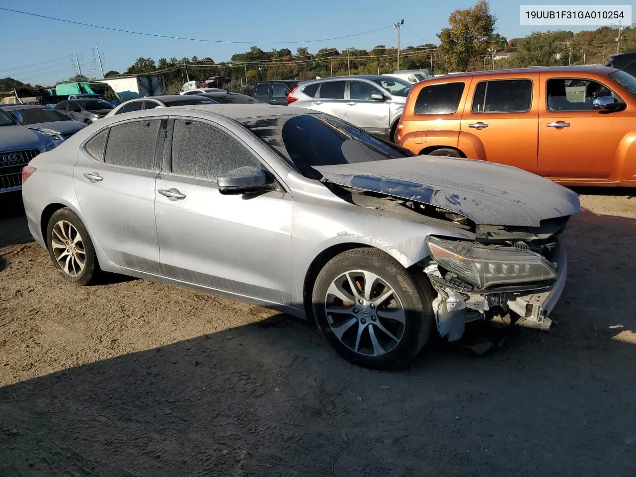 2016 Acura Tlx VIN: 19UUB1F31GA010254 Lot: 76733494