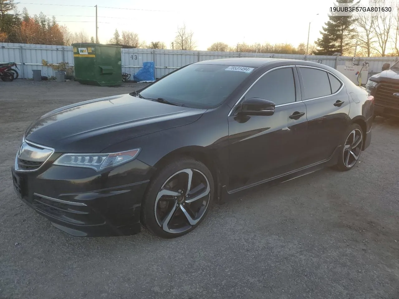 2016 Acura Tlx Tech VIN: 19UUB3F57GA801630 Lot: 78531494